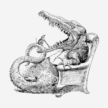 Crocodile at the dentist clipart, | Free Vector - rawpixel