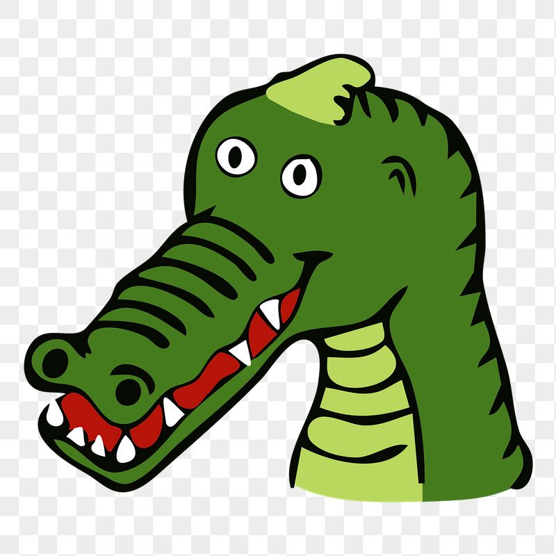 Crocodile cartoon png sticker, transparent | Free PNG - rawpixel