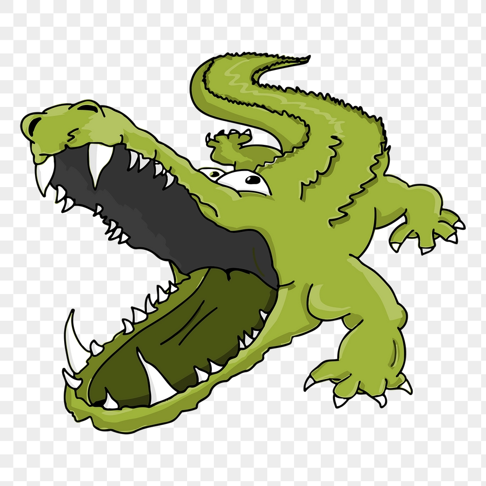 Crocodile png sticker, animal illustration | Free PNG - rawpixel