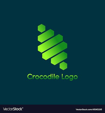 crocodile shape logo