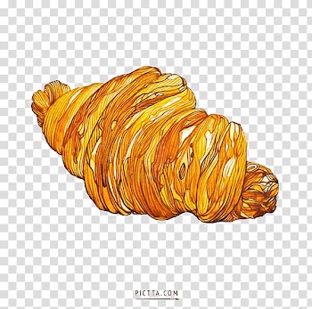 Croissant Watercolor painting Art Illustration, Croissants transparent background PNG clipart