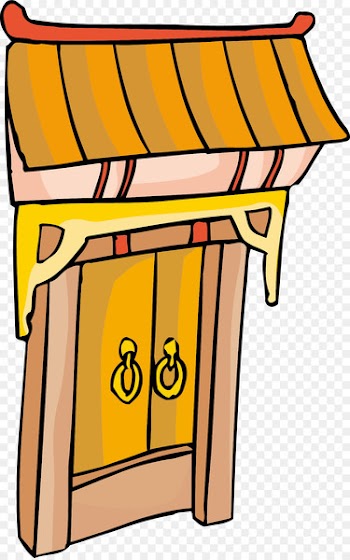 Croquis Clip art - The old gate 