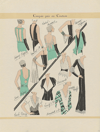 Croquis pris en Couture (1931) | Free Photo - rawpixel