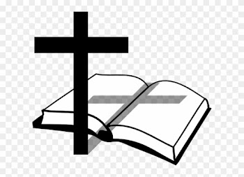 Cross And Bible Clip Art - Cross And Bible Clipart
