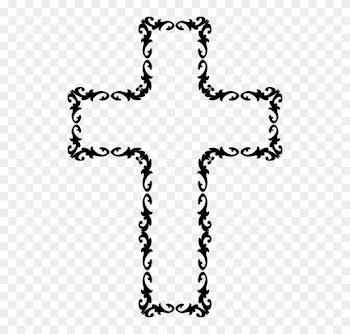 Cross Clipart Borders - Transparent Religious Frames Png