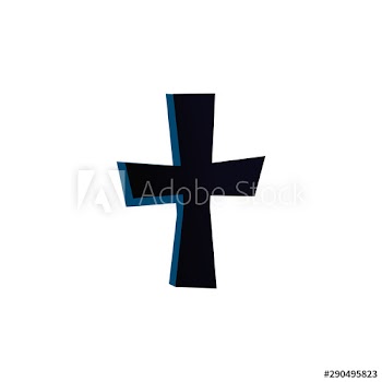 cross metal decoration icon