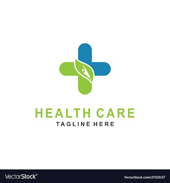 Cross plus for medicalhealth logo design vector image