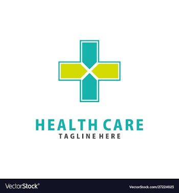 Cross plus medical logo icon design template eleme vector image