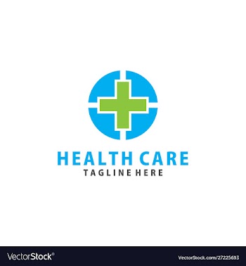 Cross plus medical logo icon design vector image