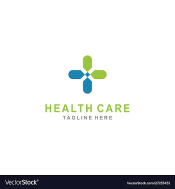 Cross plus sign for medical logo design vector image