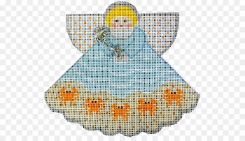 Cross-stitch Needlework Textile Pattern - ocean drum 