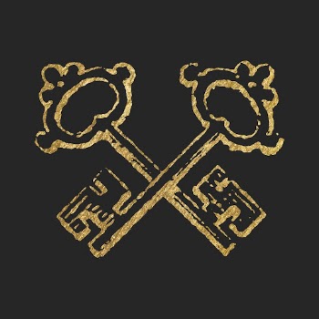 Crossed keys clipart, gold aesthetic | Free PSD Illustration - rawpixel