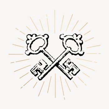 Crossed keys drawing, vintage object | Free Photo Illustration - rawpixel