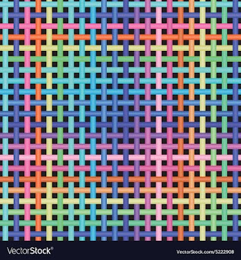 Crossed-pattern vector image
