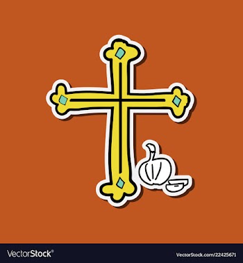 Crosses of christian religion set of divine vector image