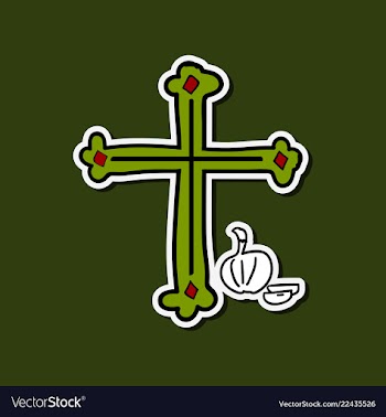 Crosses of christian religion set of divine vector image