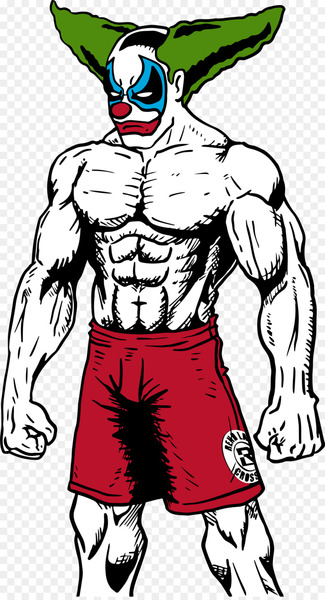 CrossFit Evil clown Drawing - clown 