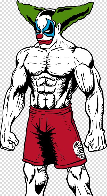 CrossFit Evil clown Drawing, clown transparent background PNG clipart