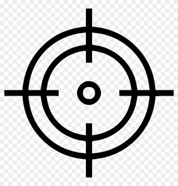Crosshair Aim Shoot Target Goal Hit Comments - Crosshairs Vector