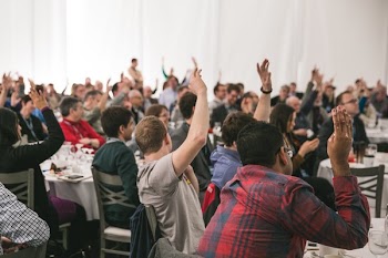 Crowd Participating At Event