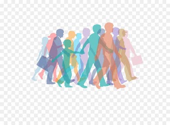 Crowd People Clip art - Crowds of people silhouette 