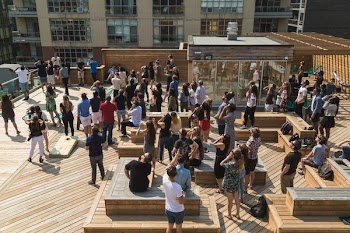 Crowd Watches Eclipse