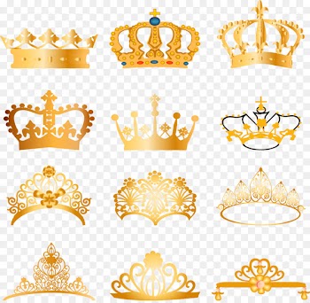 Crown Clip art - Vector material European royal golden crown 