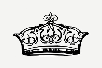 Crown collage element, vintage illustration | Free PSD Illustration - rawpixel
