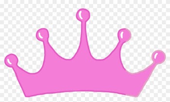 Crown Corone Corona Ftestickers Stickers Autocollants - Pink And Gold Princess Crown Baby Shower Cake