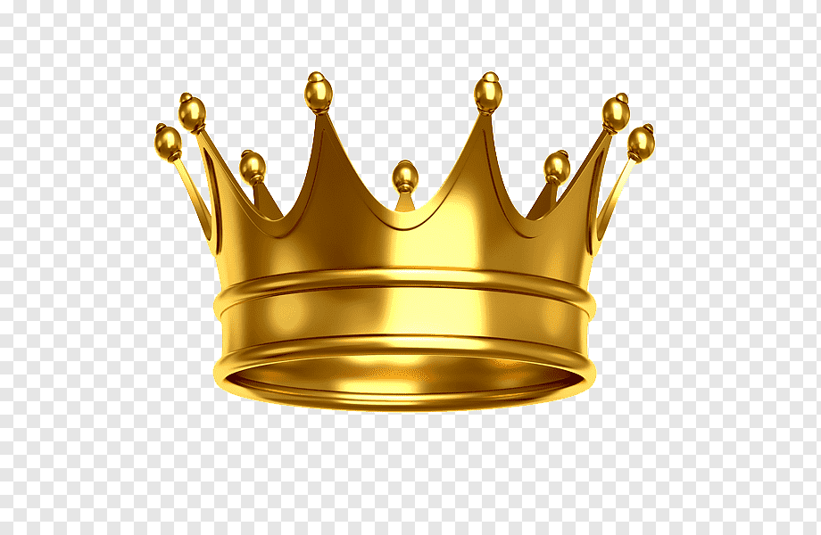 Crown, crown, gold, sticker, material png
