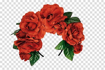 Crown Diadem Flower Wreath Headgear, crown transparent background PNG clipart