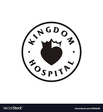 crown heart logo design icon