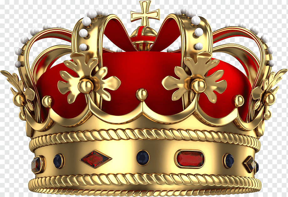 Crown King Monarch, crown, king, gold, coronation png