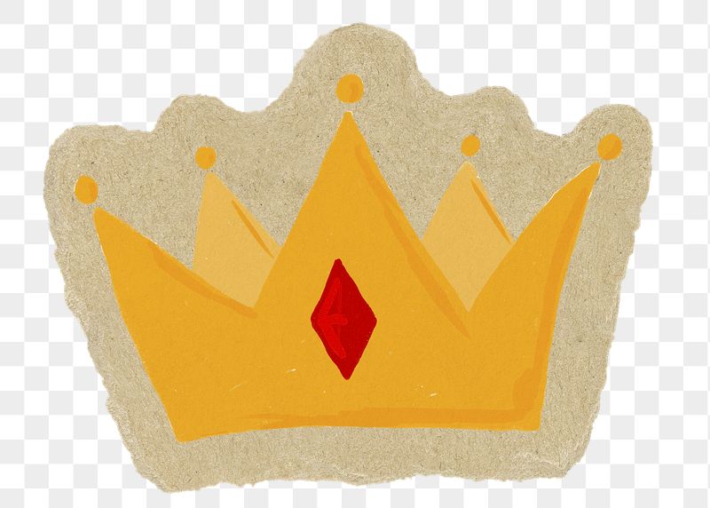 Crown png sticker, torn paper | Free PNG - rawpixel