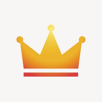 Crown ranking icon, aesthetic gradient | Free Icons - rawpixel