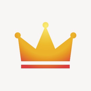 Crown ranking icon, aesthetic gradient | Free Icons - rawpixel