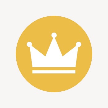 Crown ranking icon, flat graphic | Free Icons - rawpixel
