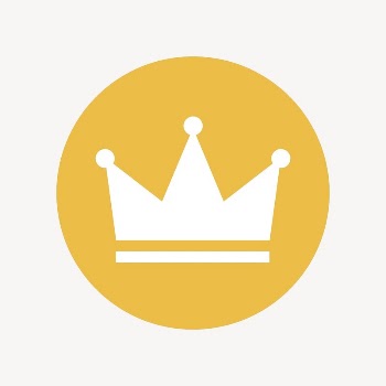 Crown ranking icon, flat graphic | Free Icons - rawpixel