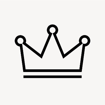 Crown ranking line icon, minimal | Free Icons - rawpixel