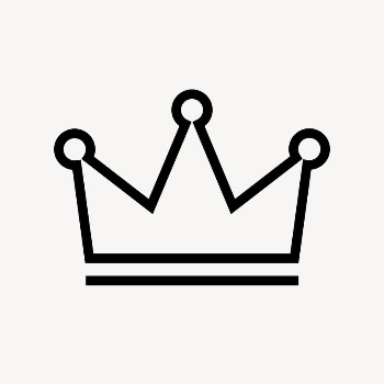 Crown ranking line icon, minimal | Free Icons - rawpixel