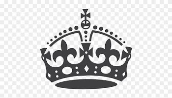 Crown Transparent Britain Crown Silhouette Transparent - Keep Calm And Carry On Crown Vector