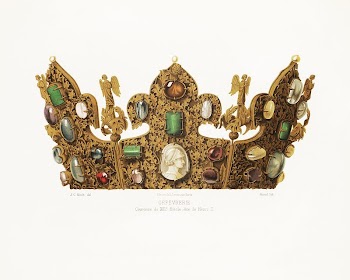 Crown with gems, Ricard, after J.C. | Free Photo - rawpixel