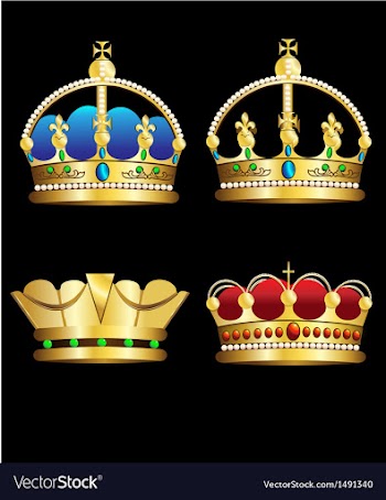  					Crowns vector image														