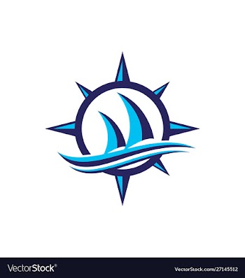 Cruise ship logo template icon vector image