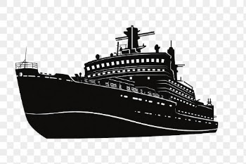 Cruise ship png silhouette, vehicle | Free PNG - rawpixel