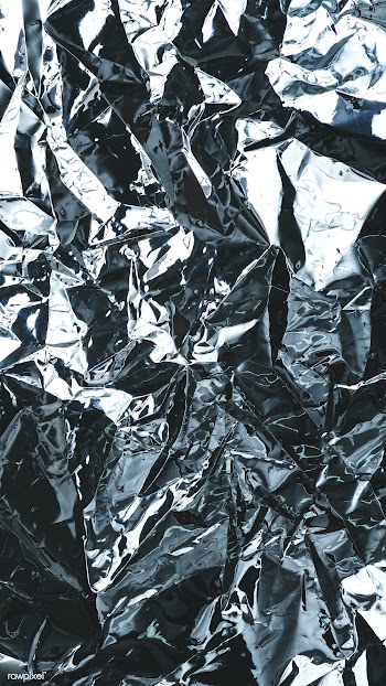 Crumpled aluminum foil textured background | Free  photo - 2321479