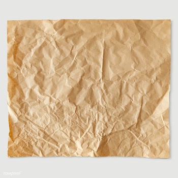 Crumpled brown paper with copy space | Free  psd mockup - 2349789