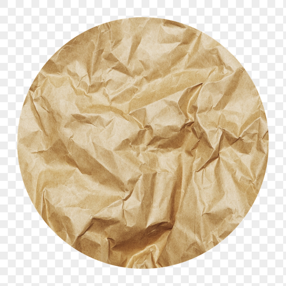 Crumpled paper png badge sticker, | Free PNG - rawpixel