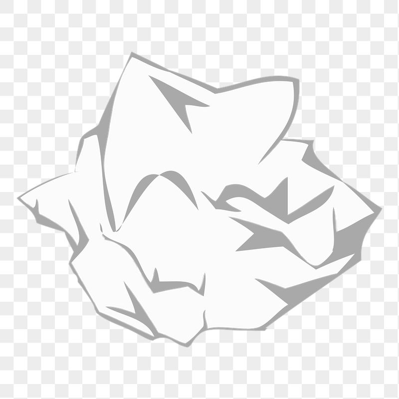 Crumpled paper png sticker, transparent | Free PNG - rawpixel