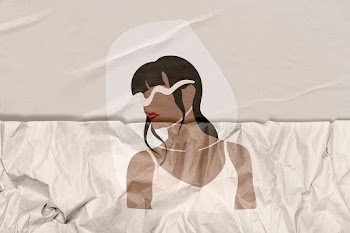 Crumpled paper texture PSD effect easy-to-use… | Free stock illustration | High Resolution graphic